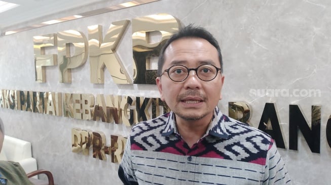 Elite Partai Kebangkitan Bangsa (PKB) Syaiful Huda. (Suara.com/Bagaskara)