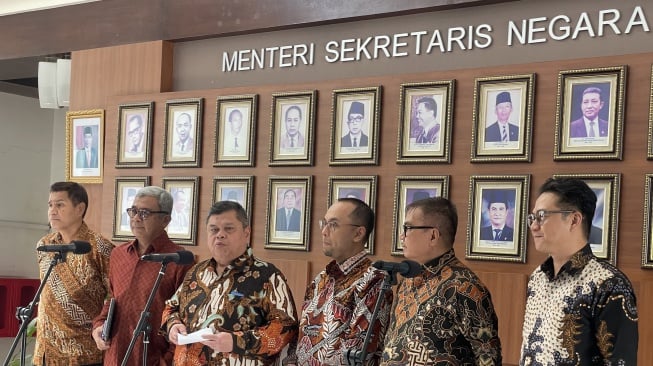 Tim Panitia Seleksi (Pansel) Capim Dewas KPK. (Suara.com/Novian)