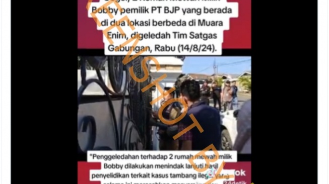 Cek Fakta: Video Kediaman Bobby Nasution Digeledah Tim Gabungan