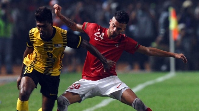 Pemain keturunan milik Timnas Indonesia, Diego Michiels. [Dok. AFP]