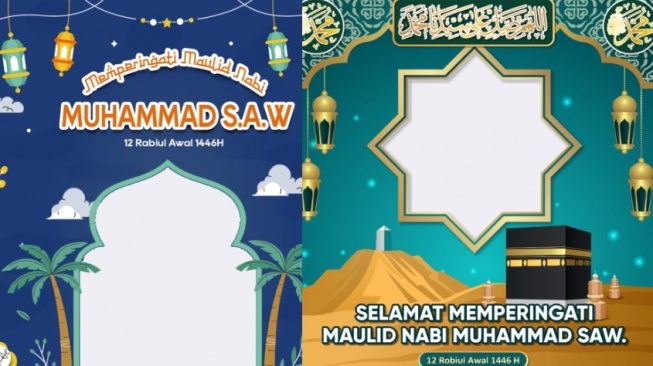 31 Link Twibbon Maulid Nabi Tanpa Logo Lembaga Gratis, Tinggal Pasang!