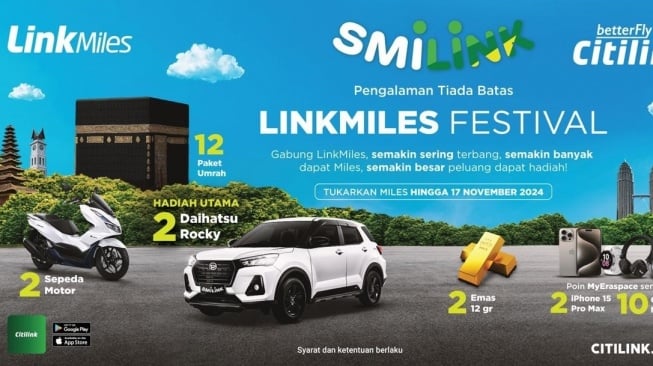 Promo Smilink LinkMiles Festival. (Dok: Citilink)