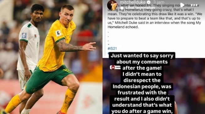 Mitchell Duke Ketakutan, Penyerang Australia Remehkan Tradisi 'Nyanyi Tanah Airku' Akhirnya Minta Maaf