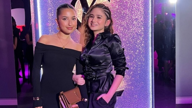 Jennifer Coppen dan Tissa Biani di Event YSL (Instagram)