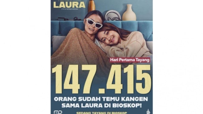 Film Laura Tembus Ratusan Ribu Penonton di Hari Pertama, Nangis Berjamaah!