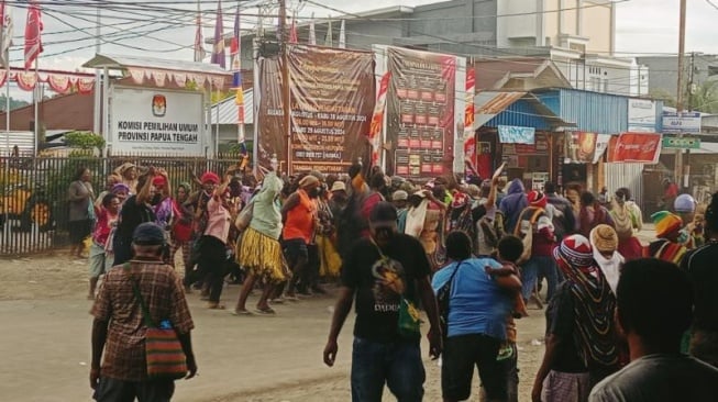 KPU Papua Tengah Terima Aspirasi Dukungan Bakal Paslon Independen