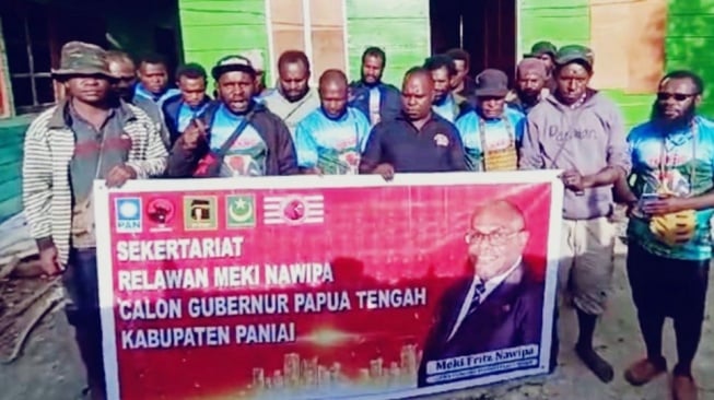 Relawan Me-Ge Di Dogiyai-Paniai Gelar Konsolidasi, Siap Menangkan Meki Nawipa Dan Deinas Geley