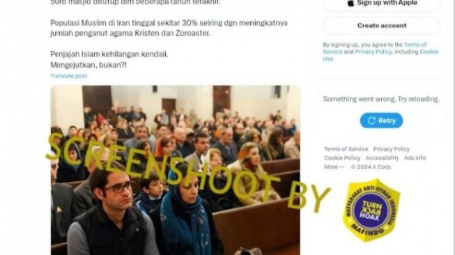 Cek Fakta: Umat Islam di Iran hanya Tersisa 30 Persen Saja