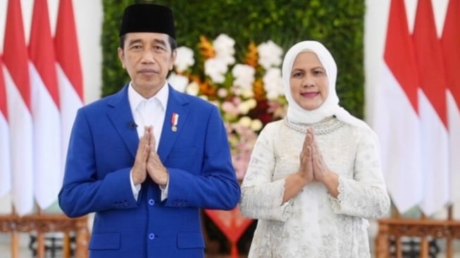 Presiden Joko Widodo dan istri, Iriana Jokowi. (Dok. presidenri.go.id)