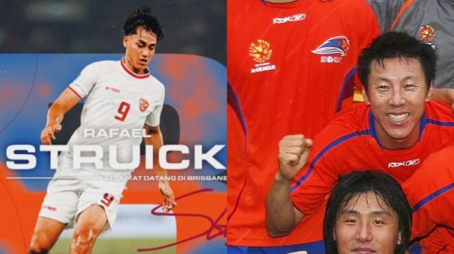 Fakta Menarik di Balik Nomor 7 Shin Tae-yong untuk Rafael Struick di Brisbane Roar