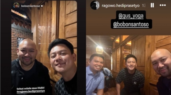 Bobon Santoso bersama Didit Prabowo (Instagram)