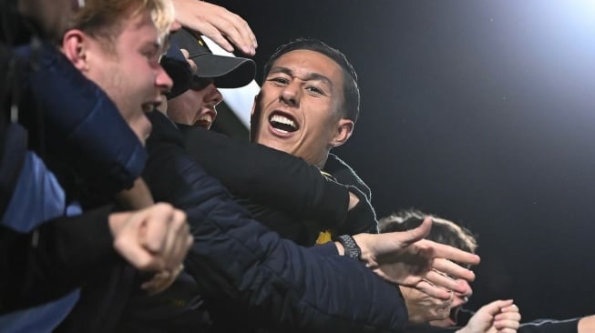 Pemain keturunan Belanda Depok, Miliano Jonathans mencetak gol untuk Vitesse di kasta kedua Liga Belanda. [Dok. IG/Vitesse]