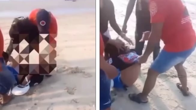 Viral! Pengunjung Pantai di Tuban Diduga Dianiaya Gegara Kaus yang Dipakai