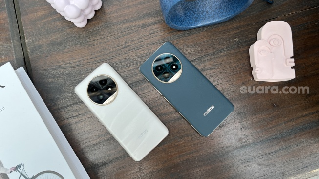 Realme 13 Pro Plus 5G resmi meluncur ke Indonesia pada Kamis (19/9/2024). [Suara.com/Dicky Prastya]