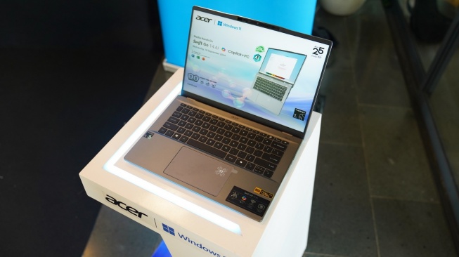 Peluncuran Acer Swift Go 14 AI di Jakarta. [Acer Indonesia]