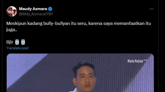 Video lawas Gibran saat bicara soal bullying di medsos (X/Mdy_Asmara1701)