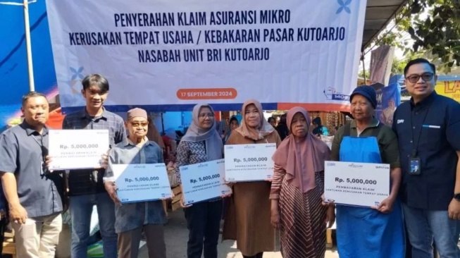 Nasabah Korban Kebakaran di Pasar Kutoarjo Dapat Klaim Asuransi Rp 475 Juta