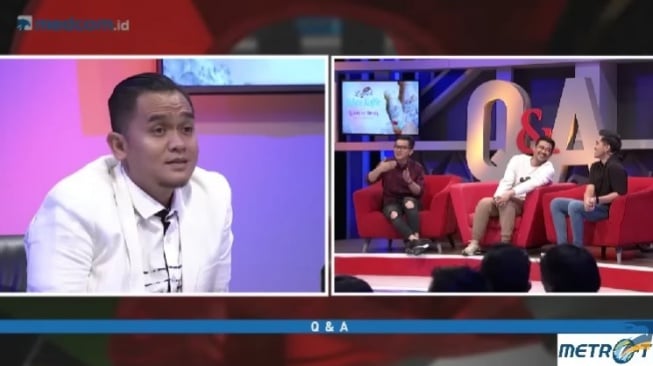 Etika baju Gibran Rakabuming saat tampil di acara TV. (YouTube/Metro TV)