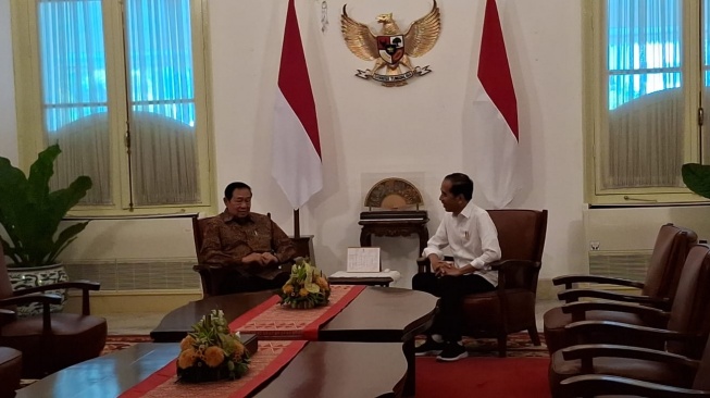 Temui Jokowi, SBY Lapor Kinerja Sebagai Penasihat Khusus Perangi Malaria sambil Pamit Hadiri Undangan Bill Gates