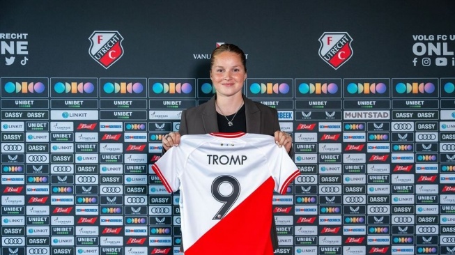 Pemain keturunan, Nikita Tromp bergabung dengan tim putri FC Utrecht. [Dok. IG Nikita Tromp]