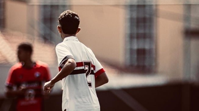 Bek sayap keturunan Brasil milik Sao Paulo U-17, Welber Jardim segera membela Timnas Indonesia U-20. [Dok. IG Welber Jardim]