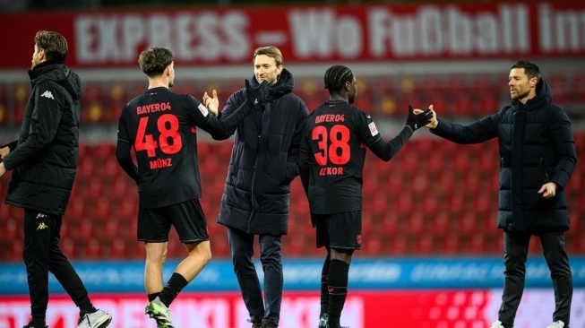 Reno Munz, pemain Jerman berusia 18 tahun saat masih membela akademi Bayer Leverkusen. Reno Munz bisa memperkuat Timnas Indonesia tanpa jalur naturalisasi karena lahir di Jakarta. [Dok. IG Reno Munz]