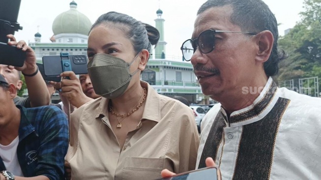 Nikita Mirzani ditemui di Polres Metro Jakarta Selatan, Senin (23/9/2024). [Suara.com/Rena Pangesti]