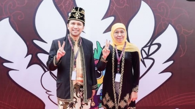 Khofifah Indar Parawansa dan Emil Dardak dapat nomor urut 2 di Pilgub Jatim 2024 (Instagram/@emildardak)