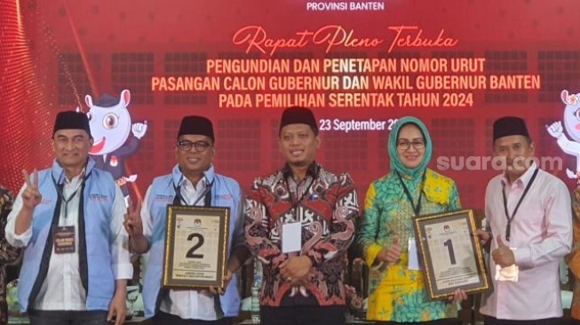 Pilgub Banten 2024, Paslon Airin-Ade Sumardi Nomor Urut 1, Andra Soni-Dimyati 2