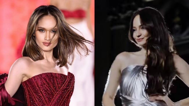 Tampil Percaya Diri, Cinta Laura dan Enzy Storia Berlenggak-Lenggok di Runway Paris Fashion Week 2024!