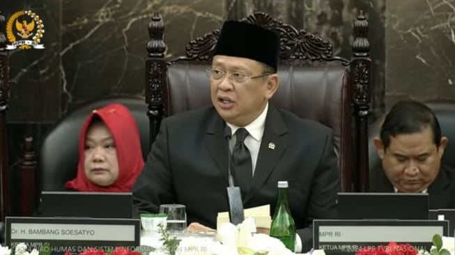 Ketua MPR RI Bambang Soesatyo alias Bamsoet. (Suara.com/Bagas)