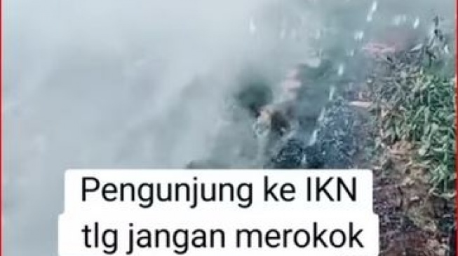 IKN Baru Dibuka Sudah Kebakaran, Puntung Rokok Jadi Biang Kerok