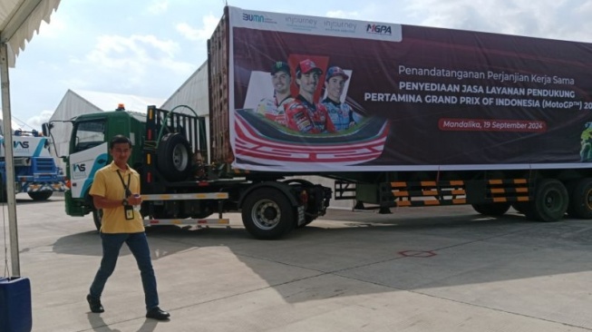 Logistik MotoGP Yang Diangkut Naik Pesawat Diperkirakan Sebanyak 500 Ton