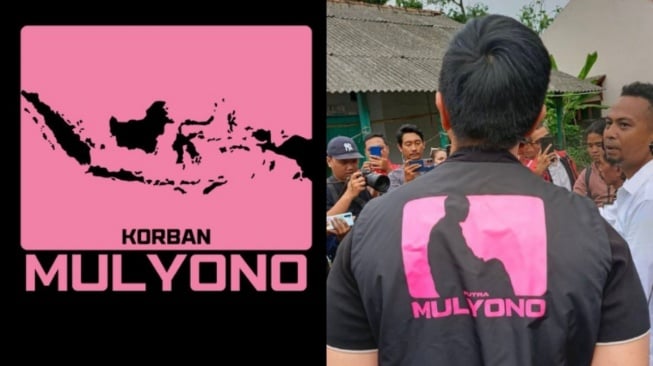 Kaos Korban Mulyono tandingan rompi Kaesang. [Kolase]