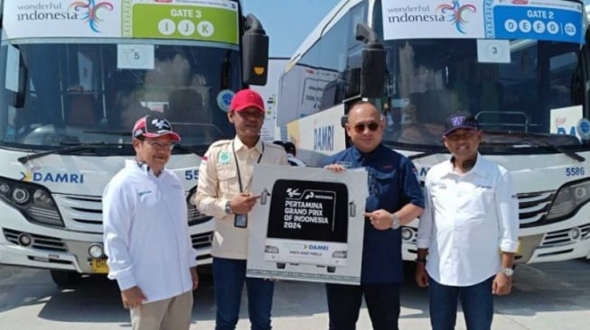 Penonton MotoGP Mandalika Bisa Gunakan Bus Damri Gratis, Ini Jam Operasionalnya