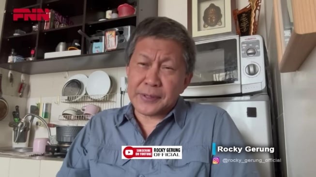 Pengamat politik Rocky Gerung (YouTube/Rocky Gerung Official)