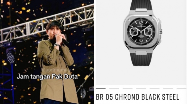 Jam tangan Duta So7. (TikTok)