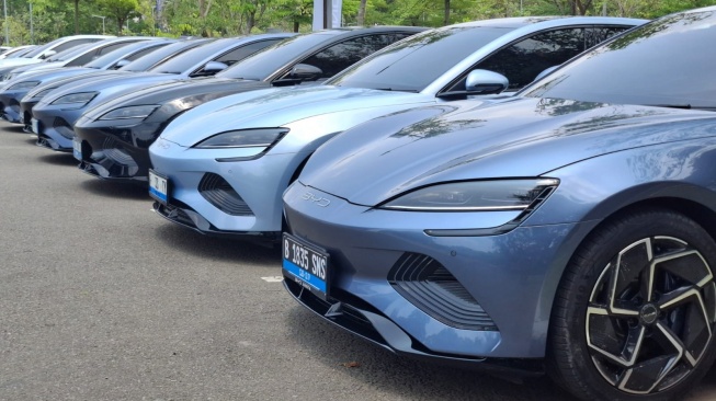 Komunitas Mobil Listrik BYD BEYOND menyelenggarakan acara "Bond and Belong" di Jakarta. (Foto: Suara.com/Manuel Jeghesta)