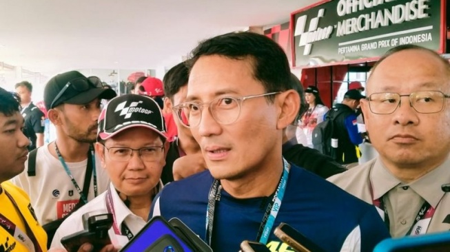 Tiket MotoGP Mandalika Terjual 80 Persen, Sandiaga Uno : Tahun Depan Harus Diberi Target