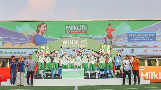 Ekosistem Sepak Bola Putri Menggeliat di Kudus, Ribuan Peserta Serbu MilkLife Soccer Challenge