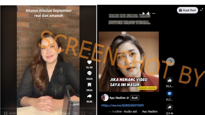 Cek Fakta: Nafa Urbach Bagikan Uang Belasan Juta Untuk Followers TikTok [Ist]