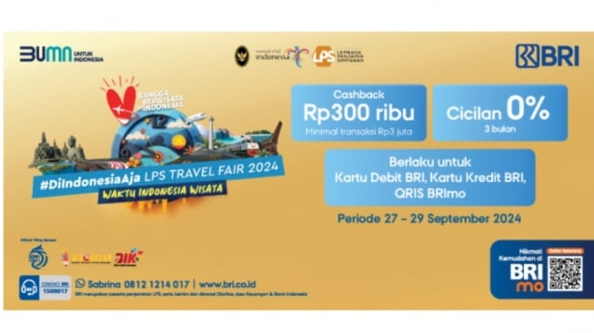 Mau Liburan Murah Meriah? Serbu Promo BRI di Indonesia Aja Travel Fair 2024!