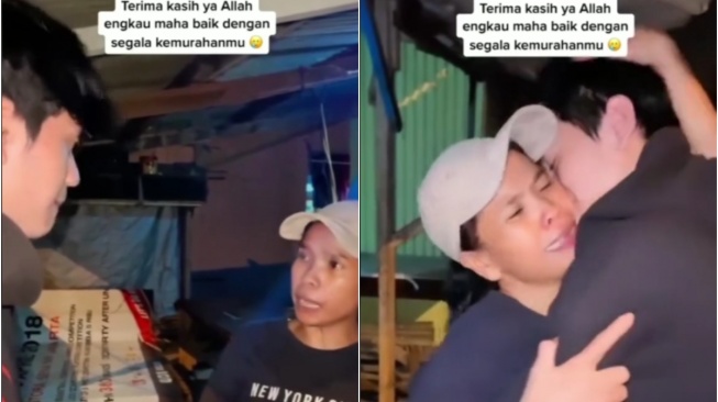 Momen Haru Pria Bertemu Sang Ibu Usai 16 Tahun Berpisah