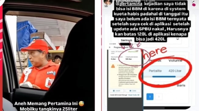 Curhat pemobil tak bisa isi Pertalite karena dugaan korban penyelewengan kuota (Instagram)