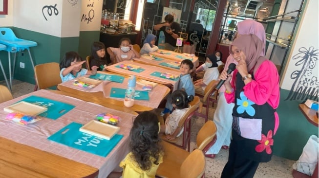 Creative Playdate Bareng Mainyuk dan Piyama Cafe: Bermain Sambil Belajar