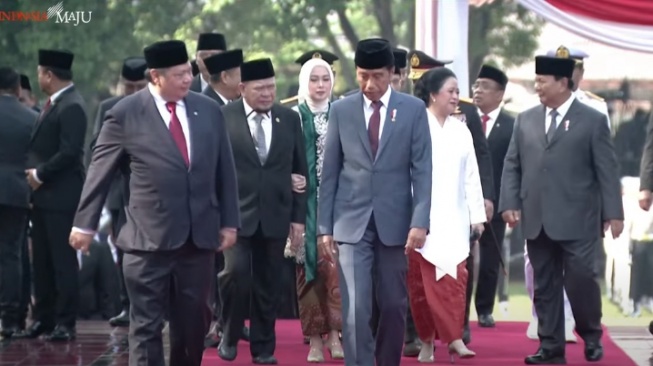 Momen Akrab Puan Maharani dan Prabowo di Upacara Hari Kesaktian Pancasila, Jhon Sitorus: Sepertinya Serasi