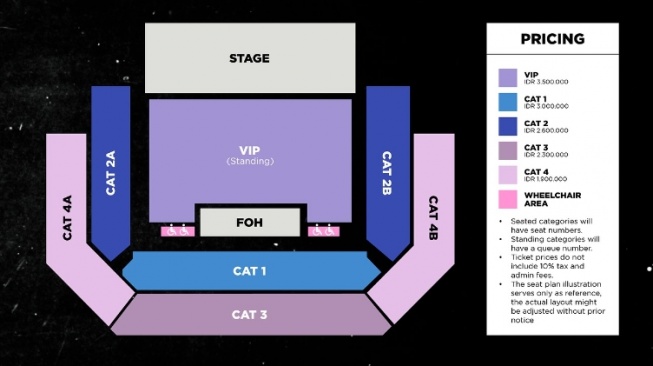 Harga tiket konser Taemin di Jakarta [Instagram/@ime_indonesia]