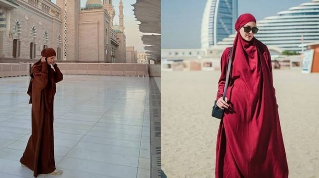 Potret Paula Verhoeven umrah [Instagram]