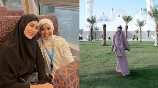 Potret Paula Verhoeven umrah [Instagram]