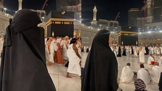 Potret Paula Verhoeven umrah [Instagram]